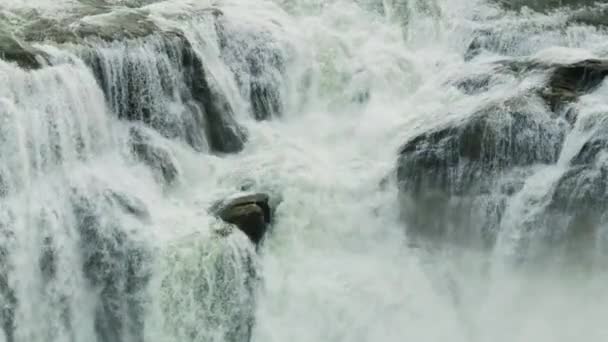 Aerial Shoshone Falls Wasserfall Snake River Idaho USA — Stockvideo
