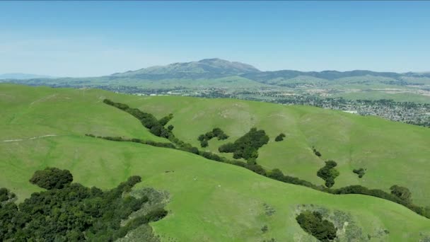 Vue Aérienne Silicon Valley paysage ville urbaine USA — Video