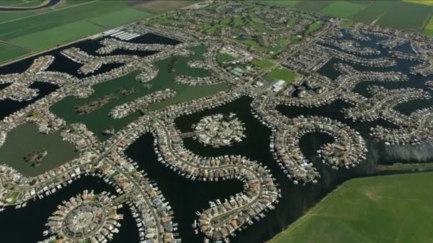 Aerial view Discovery Bay vízparti közösség lowlands SA — Stock videók