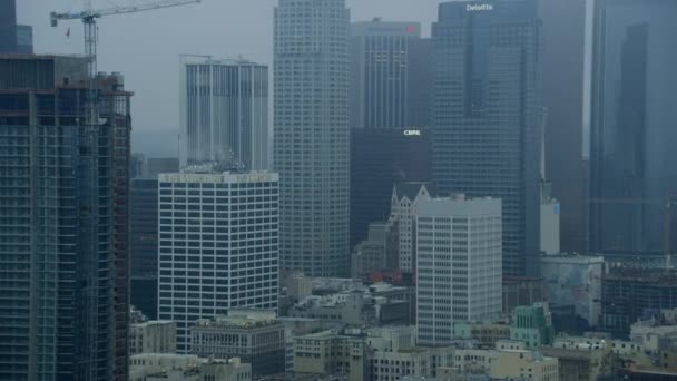 Vista aerea Los Angeles uffici grattacieli California USA — Video Stock