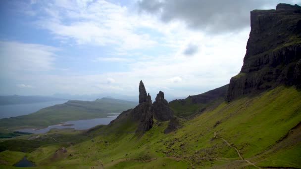 Czas mija, stary człowieku ze Storr Isle Skye. — Wideo stockowe