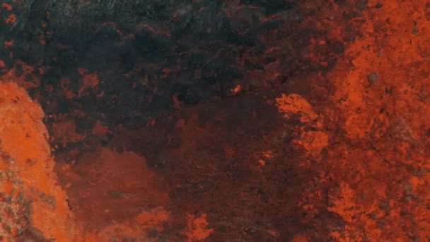 Letecká erupce sopky vypouštějící jedovaté plyny do atmosféry — Stock video