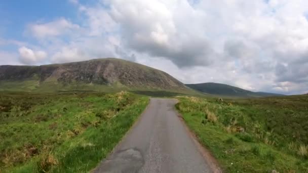 POV drive Glen Etive paesaggio altopiano Scozia Regno Unito — Video Stock