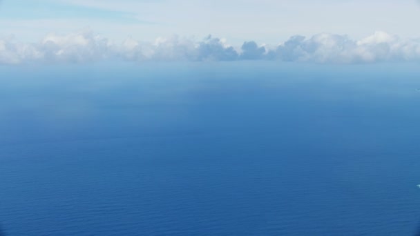 Letecký pohled Pobřeží Big Islandu Hawaiian Paradise Park — Stock video