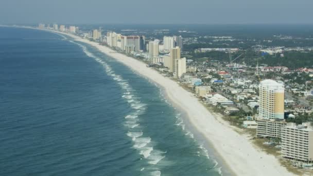 Liman manzaralı evler oteller ve apartmanlar Florida — Stok video