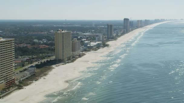 Michael Panama City Florida Kasırgası sonrasında hava görüntüsü — Stok video
