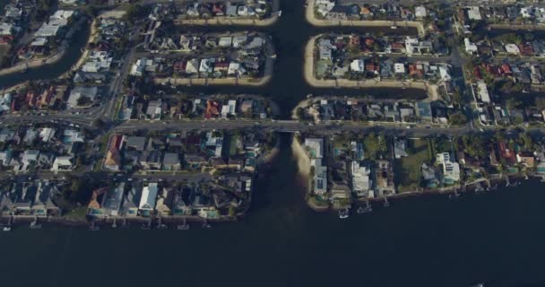 Flygfoto utsikt över havet bostäder Guldkusten — Stockvideo
