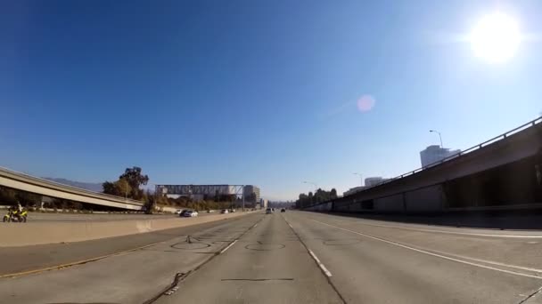 Suburban kust Route 80 San Francisco — Stockvideo