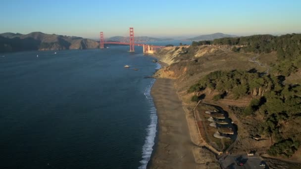 Gouden Poort Brug in San Francisco — Stockvideo