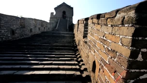 Velká čínská zeď — Stock video