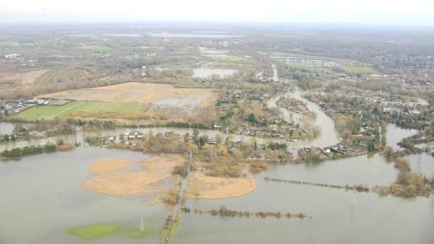 Środowiskach uszkodzone przez powodziową — Wideo stockowe