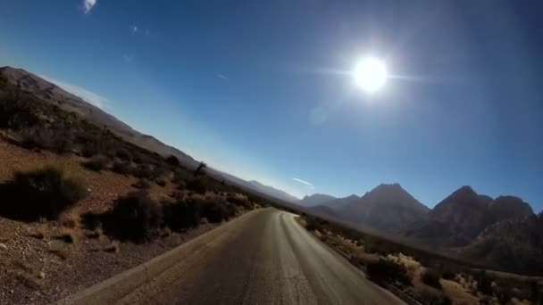 Reis door Red Rock Canyon — Stockvideo