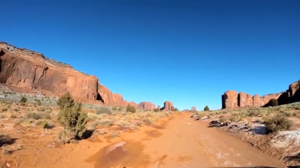 Colorado Platosu Monument Valley — Stok video