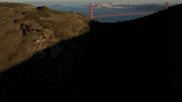 Golden Gate Bridge di San Francisco — Stok Video