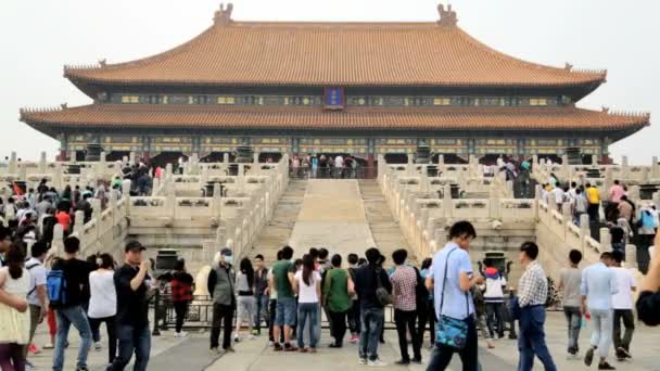 Ciudad Prohibida Plaza Tiananmen — Vídeos de Stock