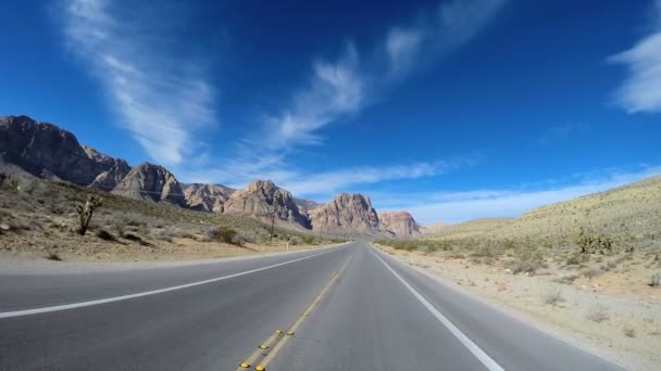 Trip through Red Rock Canyon — Stock Video