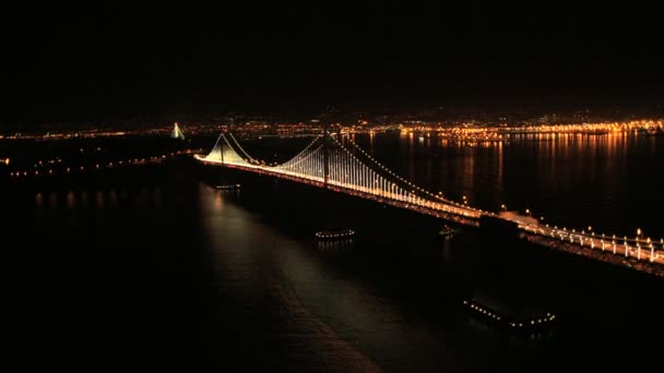 80 Interstate ponte da Baía de Oakland — Vídeo de Stock