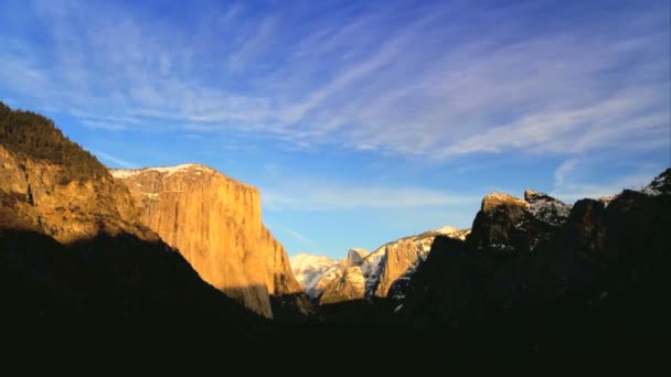 Montage av amerikanska nationalparker, berömda Usa turistmål — Stockvideo