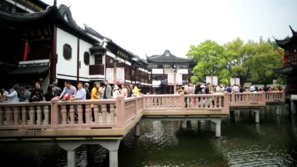 City God Temple i Shanghai — Stockvideo