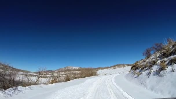 Condução através do Parque Nacional de Zion — Vídeo de Stock