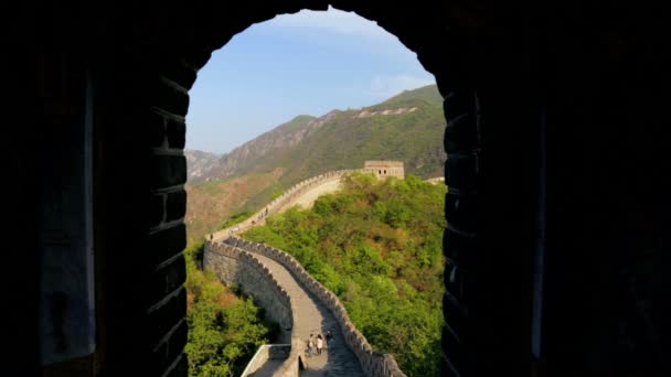 Il grande muro della Cina — Video Stock