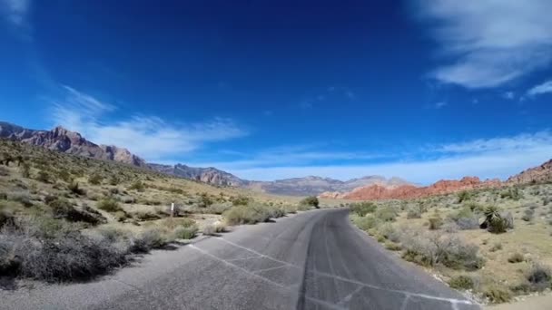 Resa genom Red Rock Canyon — Stockvideo