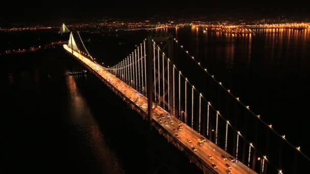 Interestatal 80 Oakland Bay Bridge — Vídeos de Stock