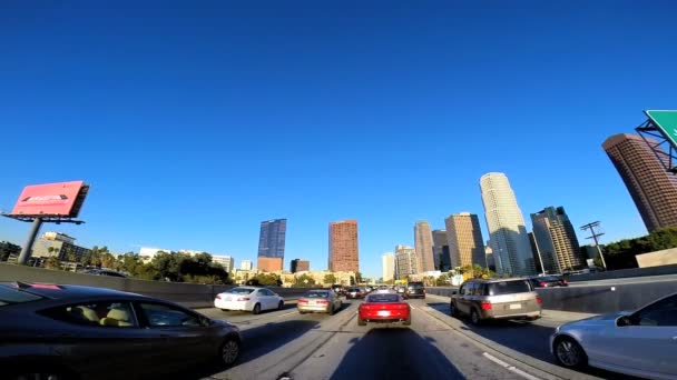 Conduciendo por las calles de la ciudad — Vídeos de Stock