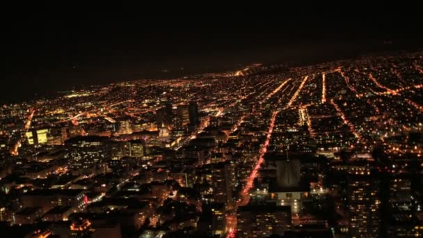 Vista da paisagem urbana de São Francisco — Vídeo de Stock