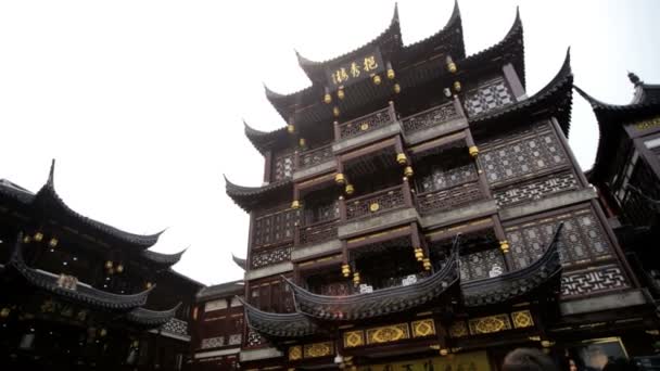 Świątynia Boga miasta Shanghai — Wideo stockowe