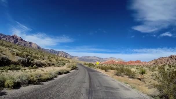 Resa genom Red Rock Canyon — Stockvideo