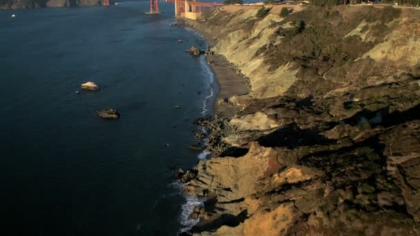 Golden Gate Bridge di San Francisco — Stok Video