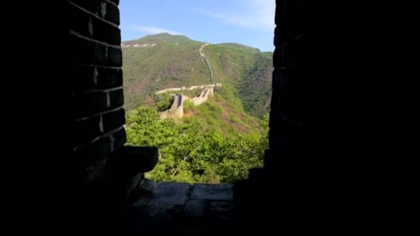 The Great Wall of China — Stock Video