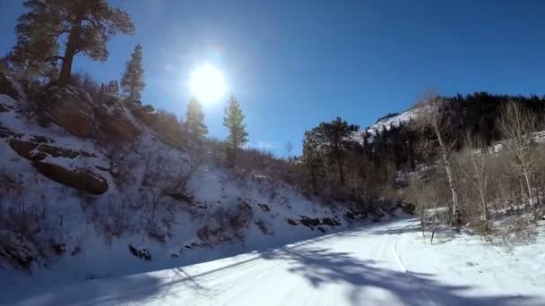 Conduciendo por el Parque Nacional Zion — Vídeo de stock