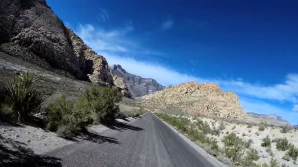 Viaggio attraverso il Red Rock Canyon — Video Stock
