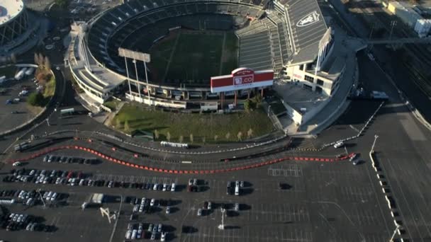 Estádio de futebol americano em São Francisco — Vídeo de Stock