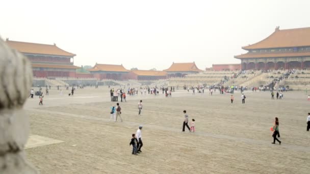 Ciudad Prohibida Plaza Tiananmen — Vídeo de stock