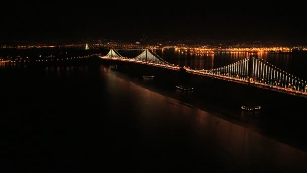 80 Interstate ponte da Baía de Oakland — Vídeo de Stock