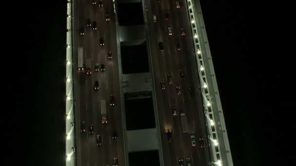 Nuevo tráfico de Oakland Bay Bridge — Vídeo de stock