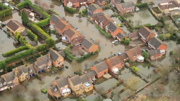 Danos ambientais causados por inundações — Vídeo de Stock