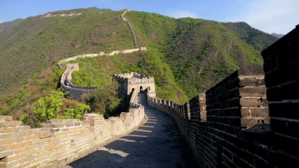 The Great Wall of China — Stock Video