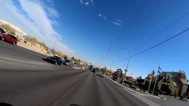 Rijden voorsteden Las Vegas — Stockvideo