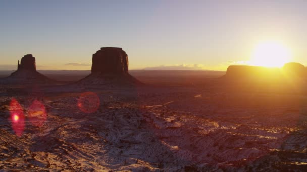 Nationaalpark van monument valley — Stockvideo