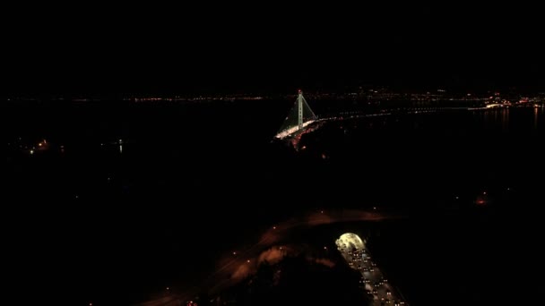 Új Oakland Bay Bridge forgalom — Stock videók