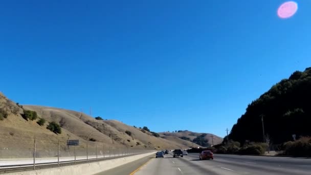 Road trip landsbygd — Stockvideo