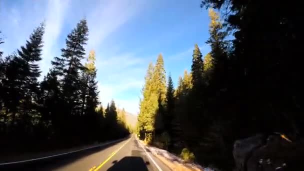 Conduciendo a través del paso de montaña Sonora — Vídeos de Stock