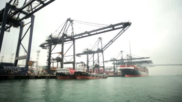 United Dockyard Shipping — Stock Video