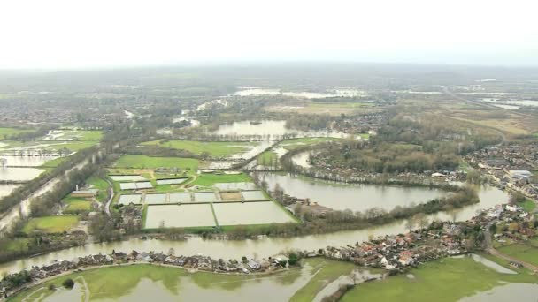 Entornos dañados por las inundaciones — Vídeos de Stock