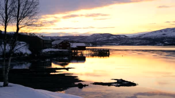 Malerische Winterlandschaft — Stockvideo