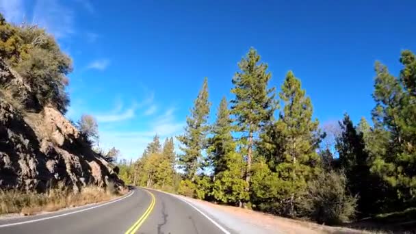 Οδηγώντας μέσω Sonora ορεινό πέρασμα — Αρχείο Βίντεο